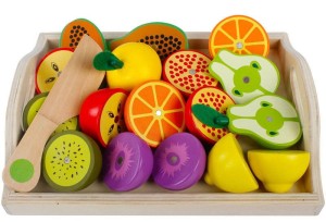 Montessori  Drewniane Warzywa Dla Dzieci Duży Zestaw