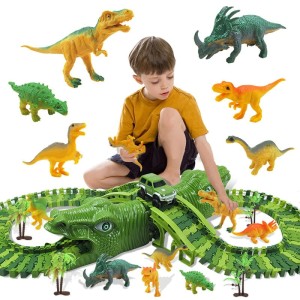 Kolejka Dinozaury Jurassic World 153 Sztuk Figurki