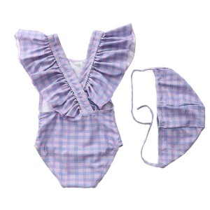 LATO Jednoczęściowy strój kąpielowy + czapeczka 70-120CM