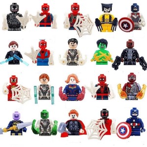 Klocki Zestaw Figurki  Superbohaterów Marvel Avengers 20szt 