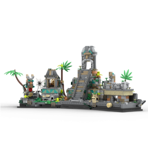 Klocki Zestaw Indiana Jones Świątynia Złotego Posążka 1322szt