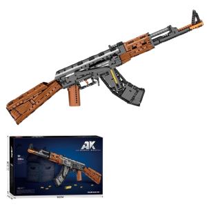 Zabawka Klocki Kolekcjonerskie Replika Karabin AK47 90CM 1238szt