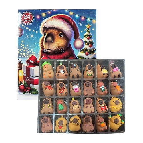 Kalendarz Adwentowy Kapibary 24 Figurki 5cm