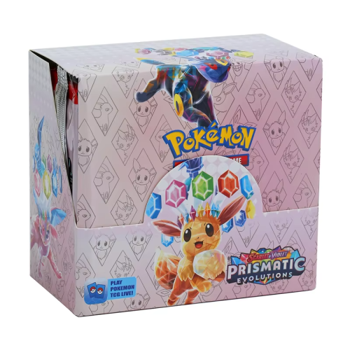 Pokemon Karty 360 Sztuk Prismatic Evolutions Box Kart TCG Booster Zestaw