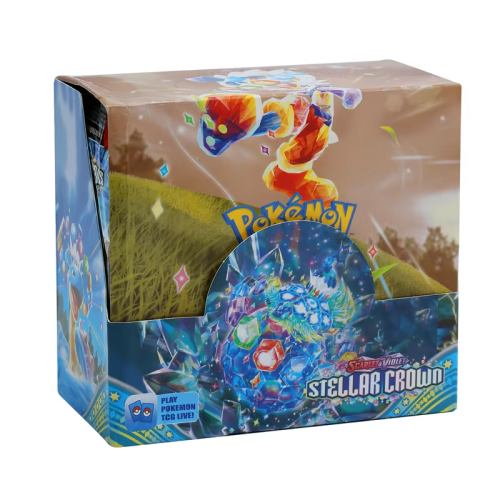 Pokemon Karty 360 Sztuk Stellar Crown Box Kart TCG Booster Zestaw