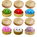 Zabawka Gniotek Squishy Dumpling 10 cm rainbow