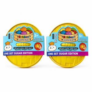 Zabawka Gniotek 2x Squishy Dumpling 10 cm rainbow