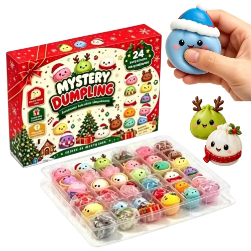 Kalendarz Adwentowy Squishy 24 Niespodzianki Gniotki