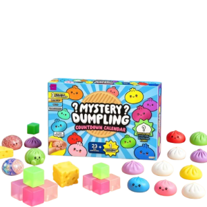 Kalendarz Adwentowy Mystery Dumpling 24 Gniotki Pierogi Squishy