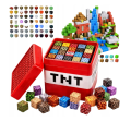Magnetyczne Klocki Minecraft Zestaw 300szt w Pudełku TNT