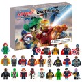 Kalendarz Adwentowy Klocki Figurki Avengers Marvel 24 sztuki