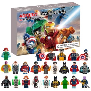 Kalendarz Adwentowy Klocki Figurki Avengers Marvel 24 sztuki