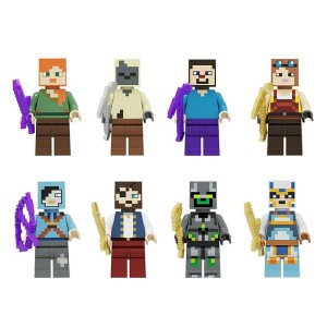 Zestaw Figurek Minecraft My World 8 Szt 
